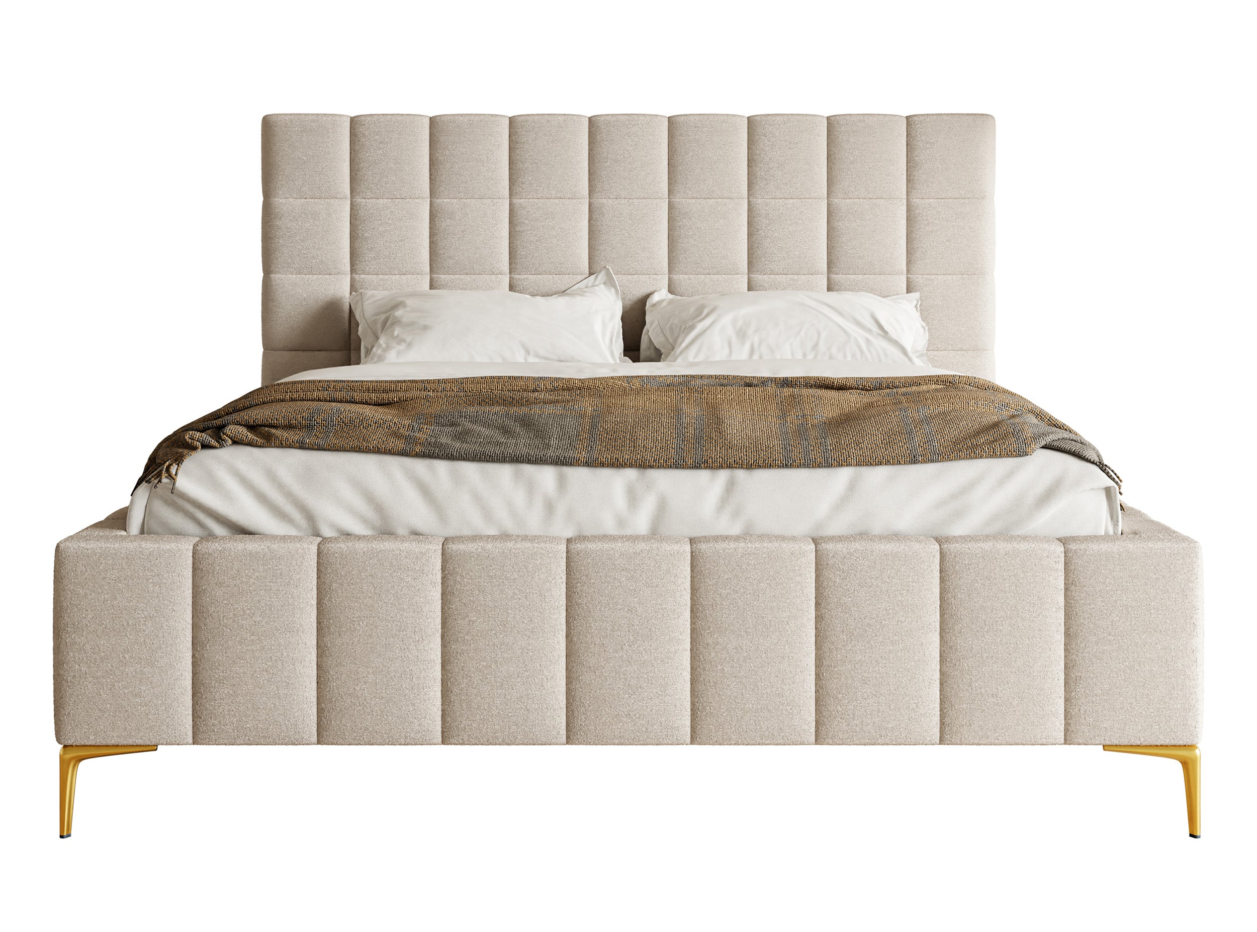 selsey-szejlo-gepolstertes-bett-160x200-cm-mit-stauraum-grau-beiger-chenillestof image 4