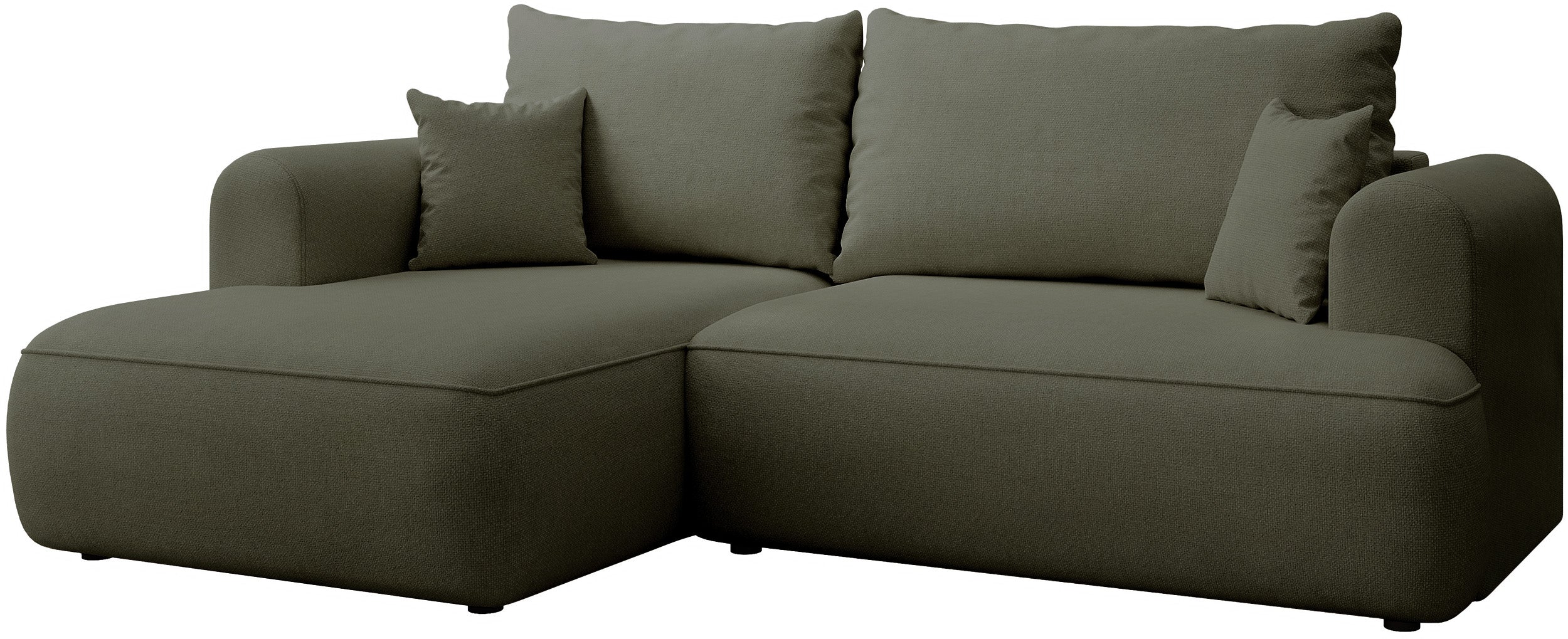selsey-ovo-mini-ecksofa-mit-schlaffunktion-links-l-form-olivgr-ner-chenille image 5