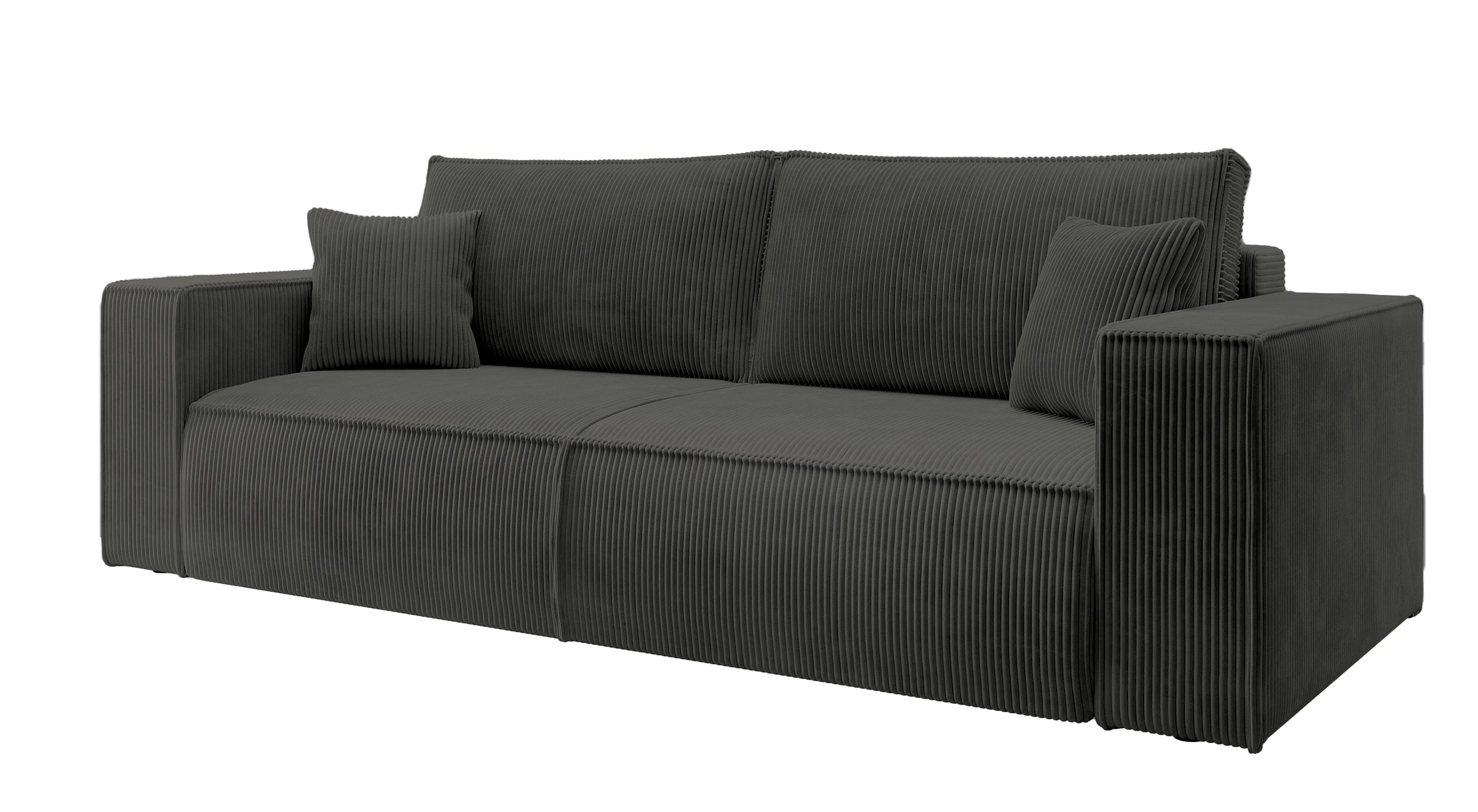 selsey-farese-3-sitzer-schlafsofa-mit-stauraum-dunkelgrauer-cord image 1
