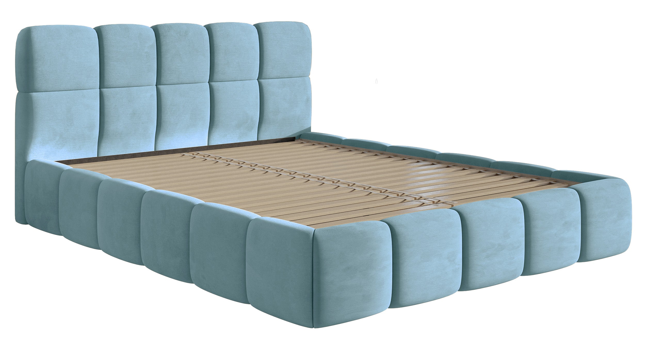 selsey-cloudy-gepolstertes-bett-120x200-cm-velours-hellblau-wasserabweisend image 3