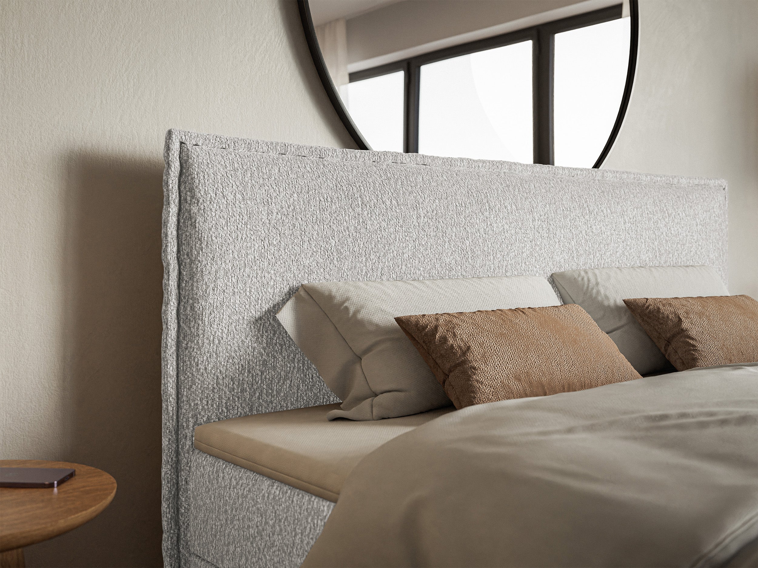 selsey-softie-kontinentalbett-140x200-cm-hellgrau-chenille-mit-topper image 4