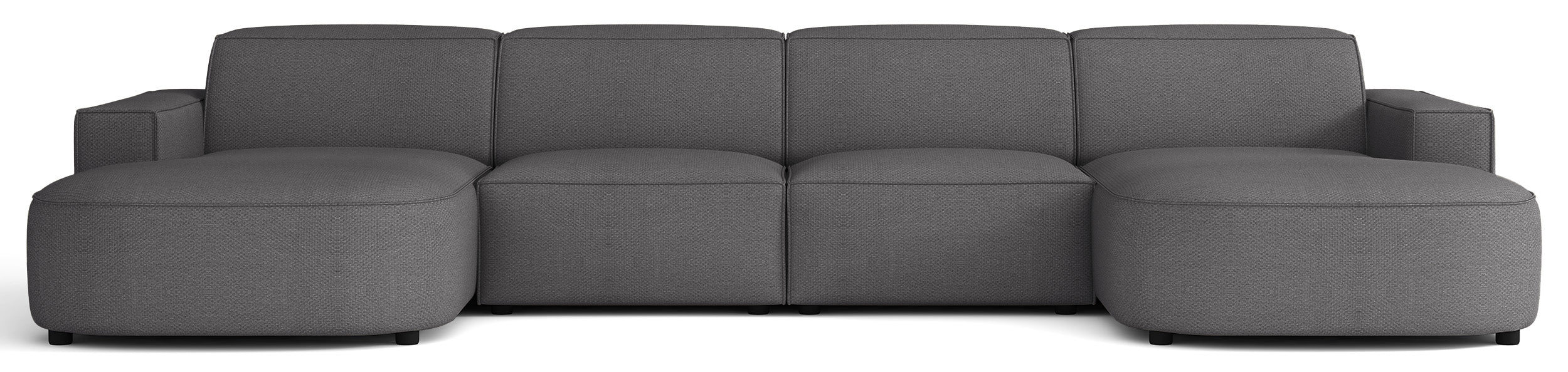 selsey-sallmo-modulares-ecksofa-u-form-universal-dunkelgrau-hydrophober-chenille image 1
