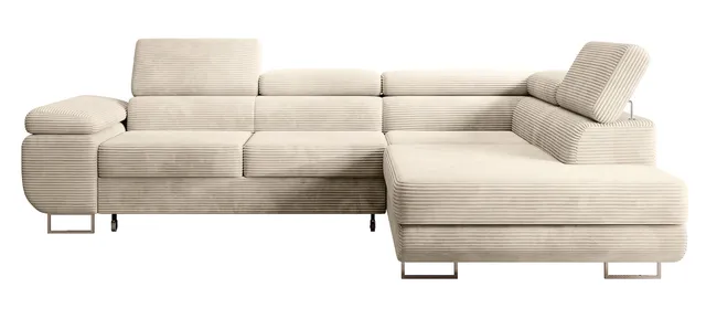 selsey-stevil-ecksofa-l-f-rmig-rechts-mit-schlaffunktion-und-stauraum-hellbeiger image 1