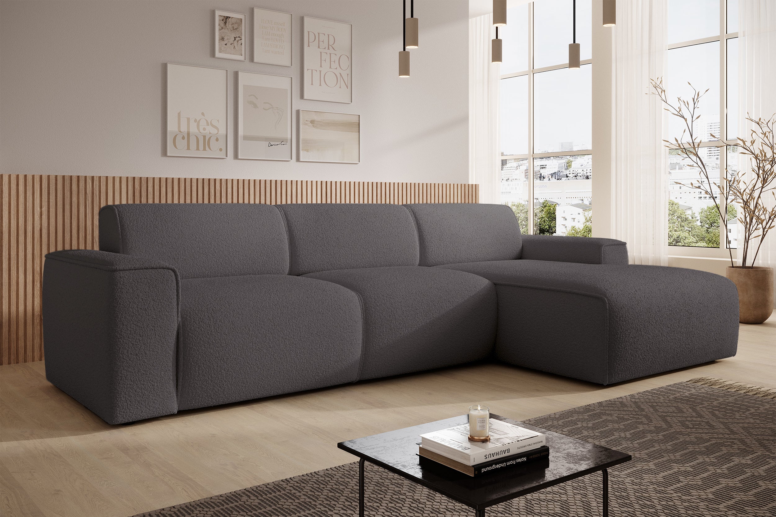 selsey-bouvi-ecksofa-l-form-rechts-dunkelgrauer-boucl-stoff image 3