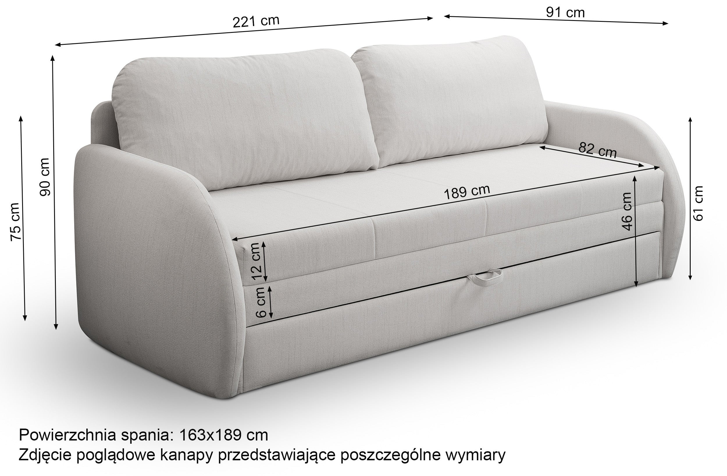 selsey-diego-drei-sitzer-schlafsofa-in-creme-geflecht-stoff-mit-schlaffunktion image 7