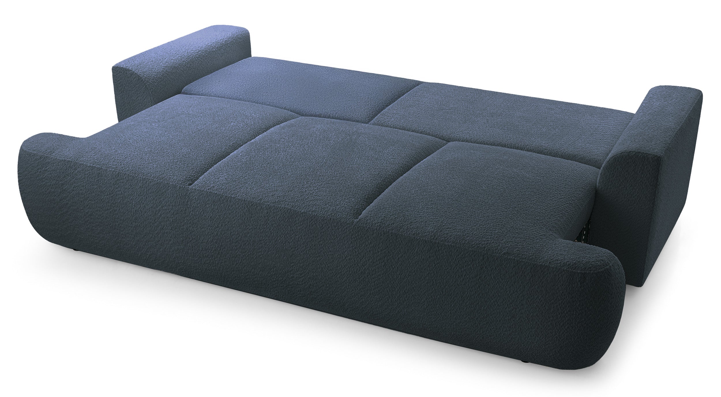 selsey-barletto-dreisitziges-schlafsofa-mit-stauraum-dunkelgrauer-boucl image 5
