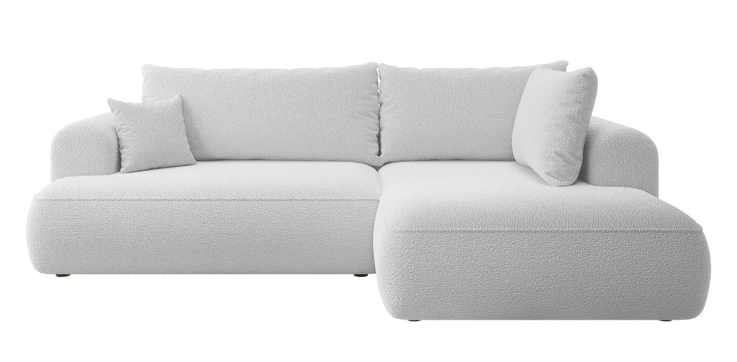 selsey-ovo-ecksofa-l-form-rechts-mit-schlaffunktion-und-stauraum-grauer-boucl image 1