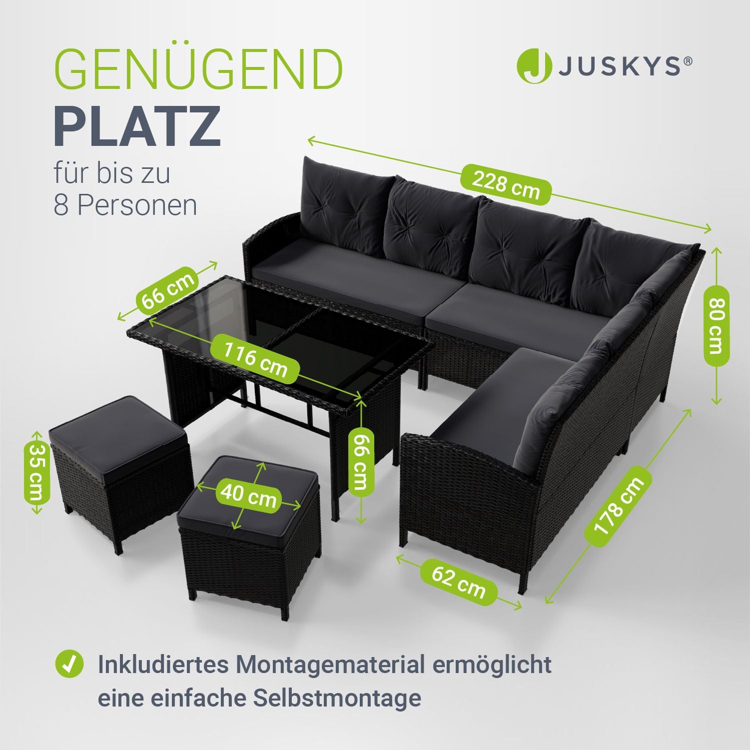 juskys-rattan-lounge-manacor-polyrattan-lounge-set-mit-sofa-tisch-2-hocker-schwa image 4