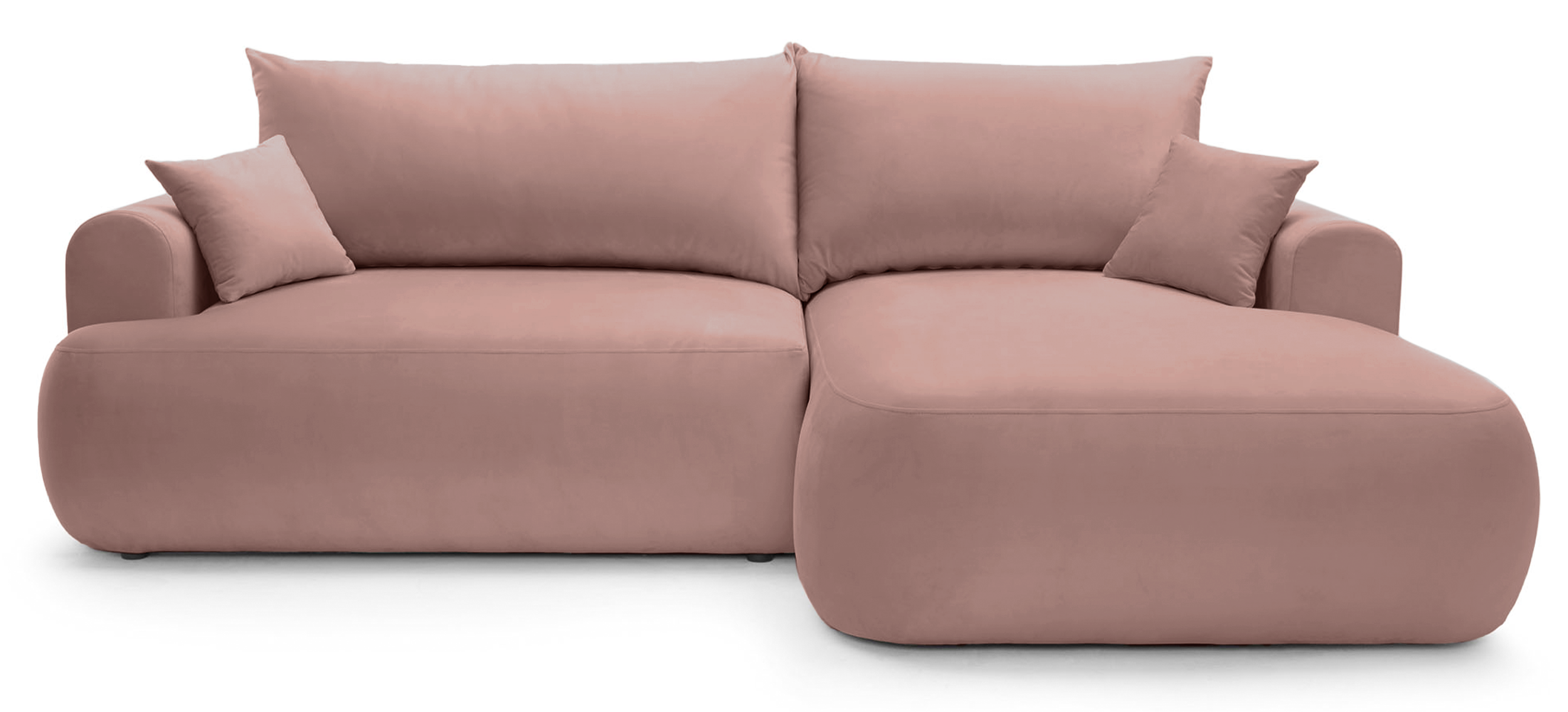 selsey-ovo-ecksofa-mit-schlaffunktion-l-f-rmig-rechts-mit-stauraum-hellrosa-samt image 1