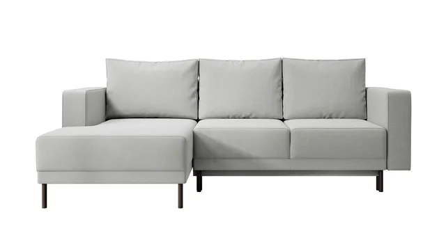 selsey-rodario-mini-ecksofa-links-l-f-rmig-grau-samt-mit-schlaffunktion image 1