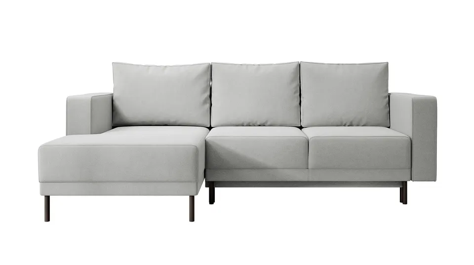 selsey-rodario-mini-ecksofa-links-l-f-rmig-grau-samt-mit-schlaffunktion image 1
