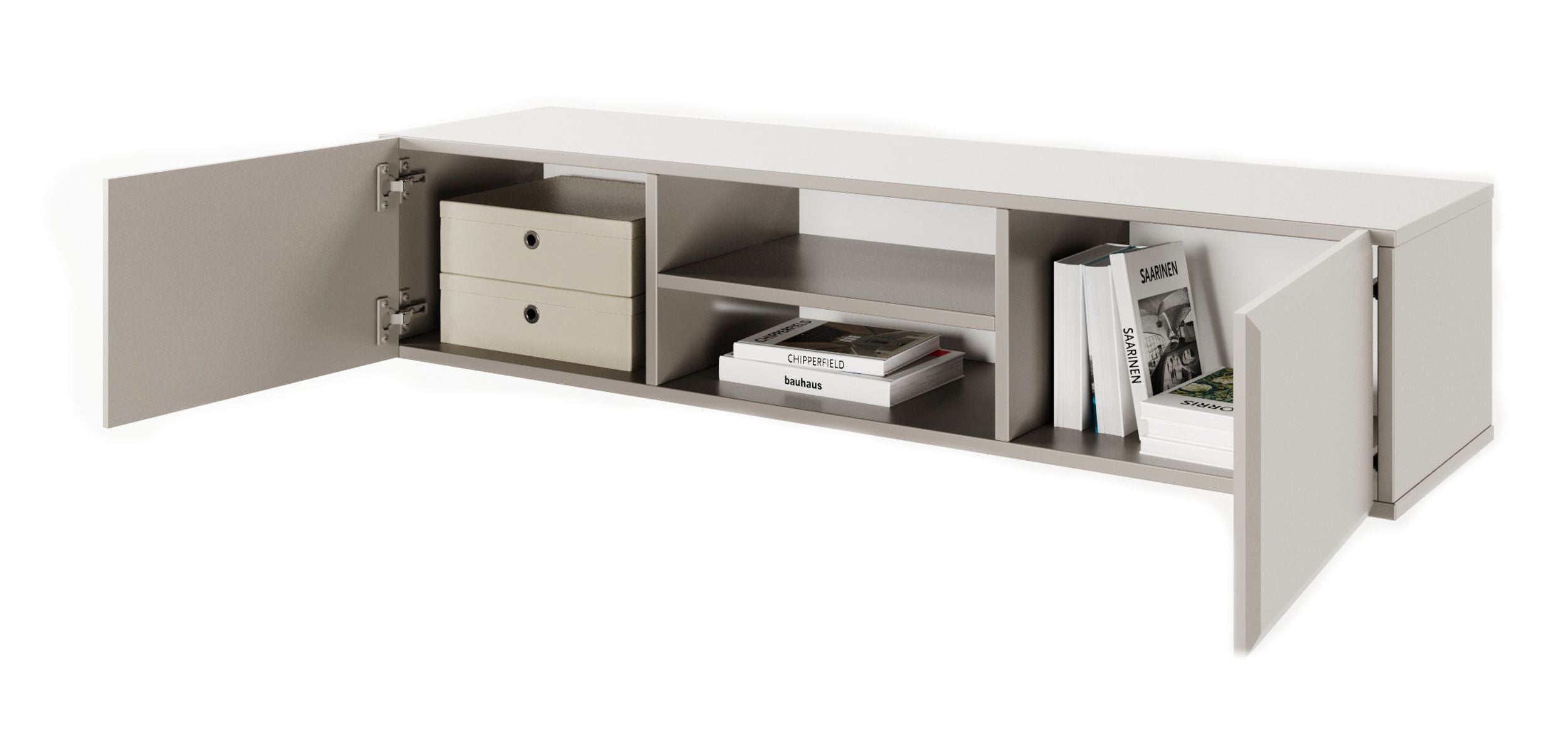 selsey-chocolated-h-ngender-tv-schrank-137-cm-sandbeige-mit-2-t-ren-und-nische image 5