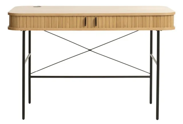 selsey-gativel-schreibtisch-120x60-cm-eiche-natur-mit-lamellen-t-ren image 1