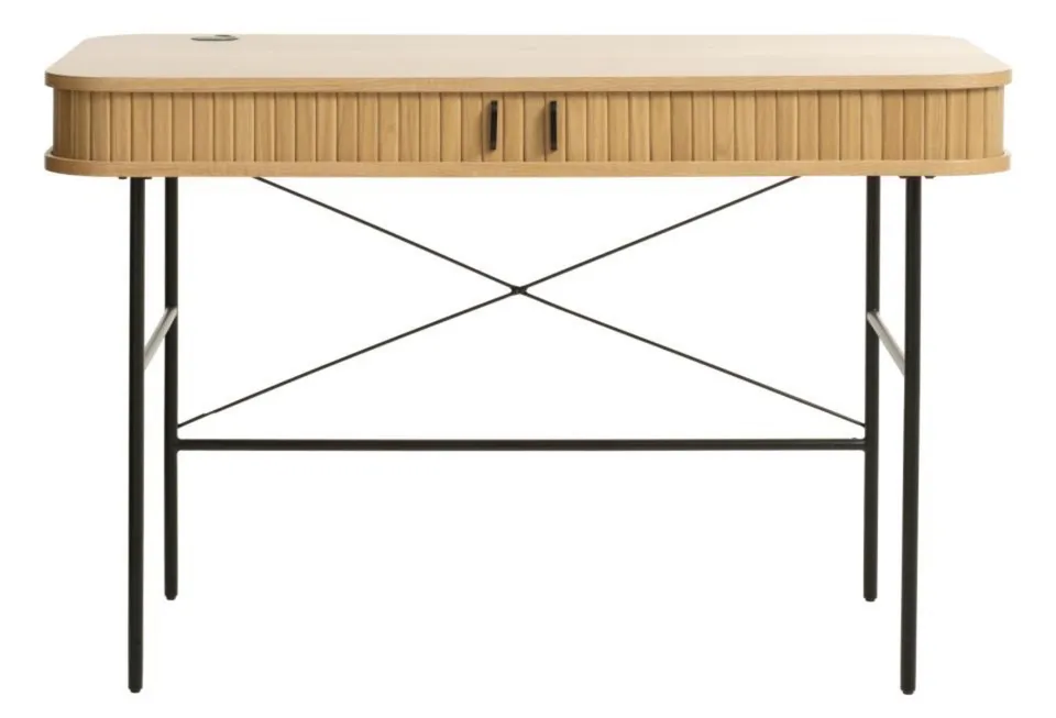 selsey-gativel-schreibtisch-120x60-cm-eiche-natur-mit-lamellen-t-ren image 1