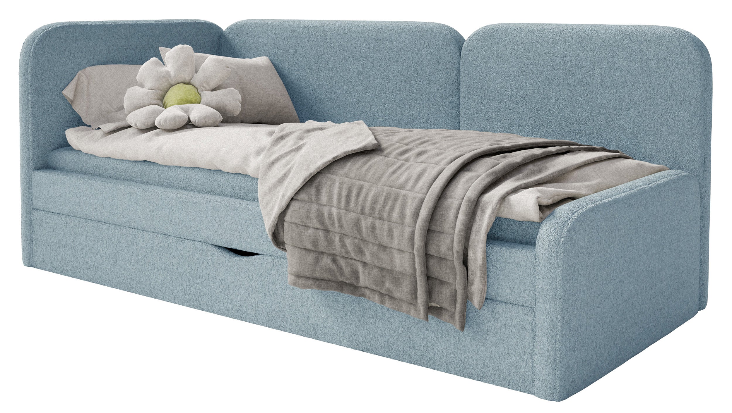 selsey-cuddy-jugendbett-90x200-cm-links-hellblau-mit-matratze-und-stauraum image 1