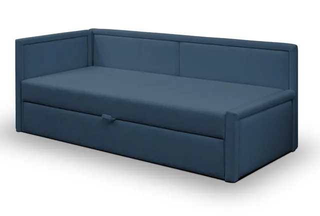 selsey-caprili-ausziehbares-doppelbett-flechtmuster-marineblau-universell image 1