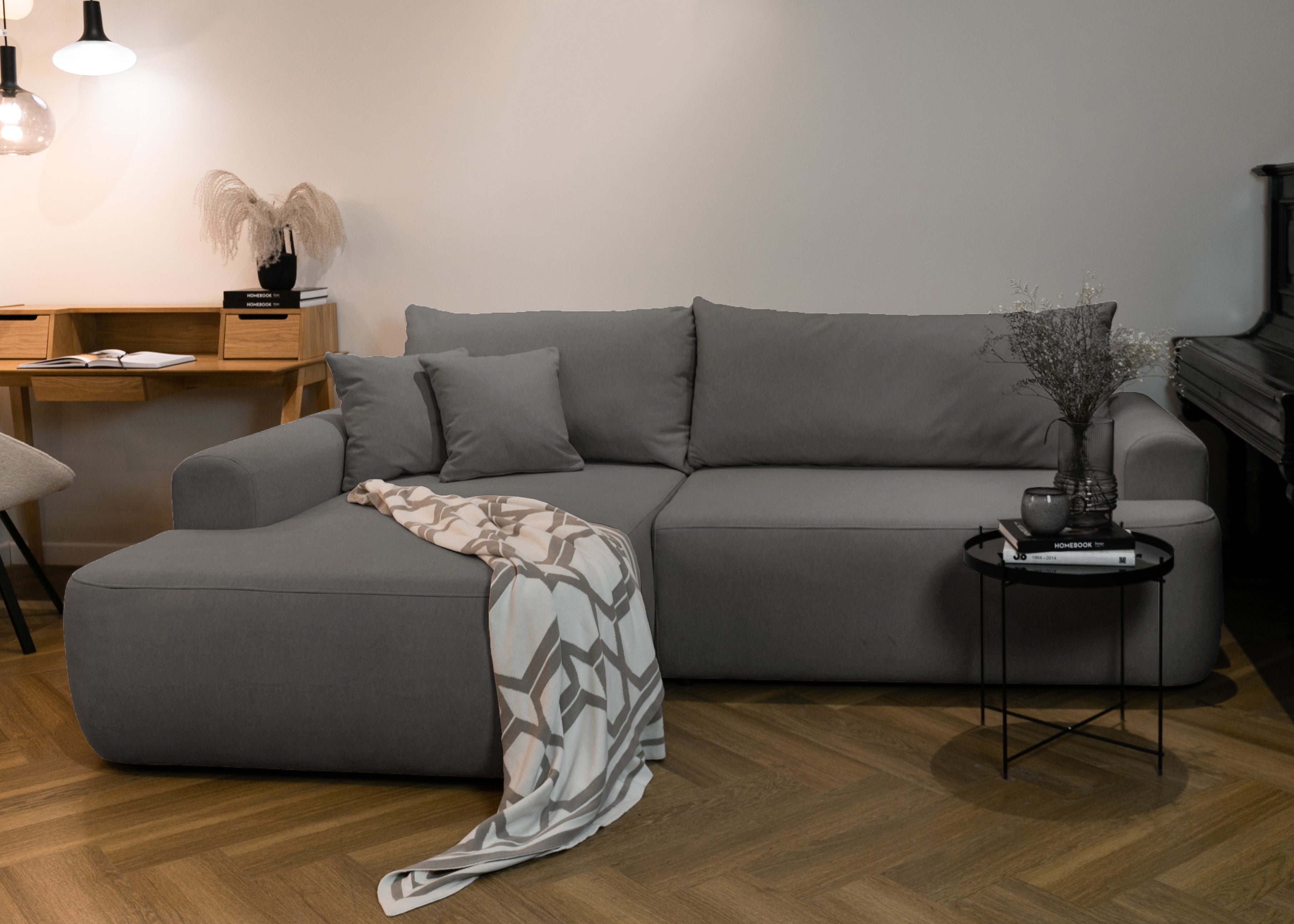 selsey-ovo-ecksofa-mit-schlaffunktion-links-l-form-dunkelgrauer-samt image 2