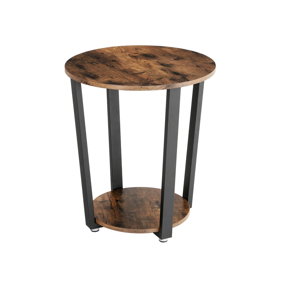 vasagle-beistelltisch-rund-sofatisch-im-industrie-design image 2
