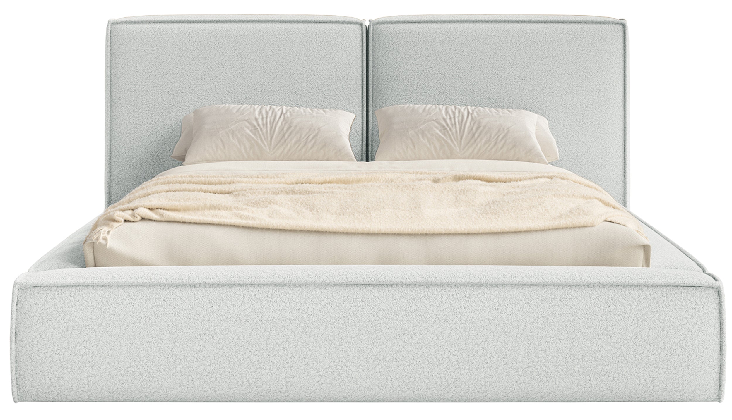 selsey-tilves-gepolstertes-bett-200x200-cm-mit-stauraum-hellgrauer-boucl-metallr image 6