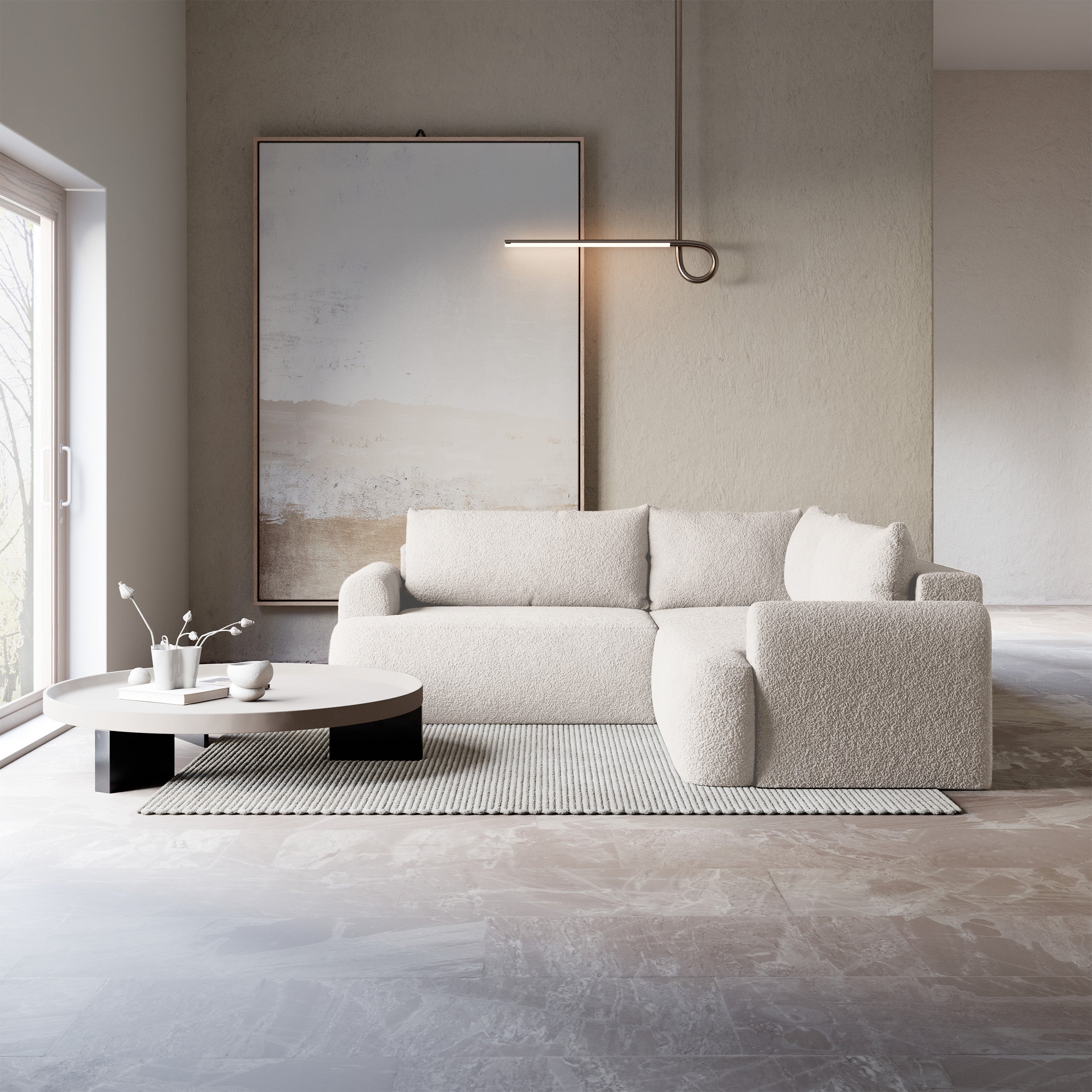 selsey-ovo-ecksofa-mit-schlaffunktion-l-form-universell-cremefarben-boucl image 2