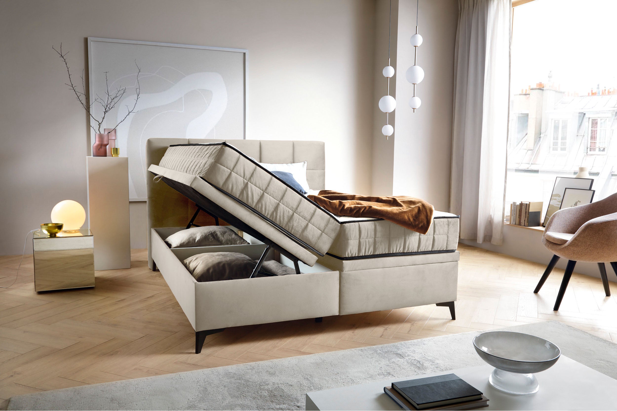 selsey-beriano-kontinentalbett-160x200-cm-mit-stauraum-und-matratze-hellbeiger-s image 4