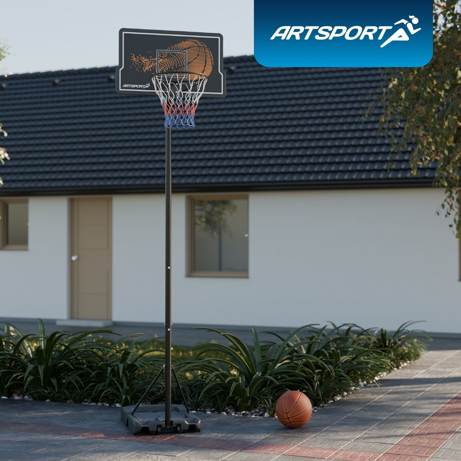 juskys-basketballkorb-outdoor-mit-st-nder-h-henverstellbar image 7