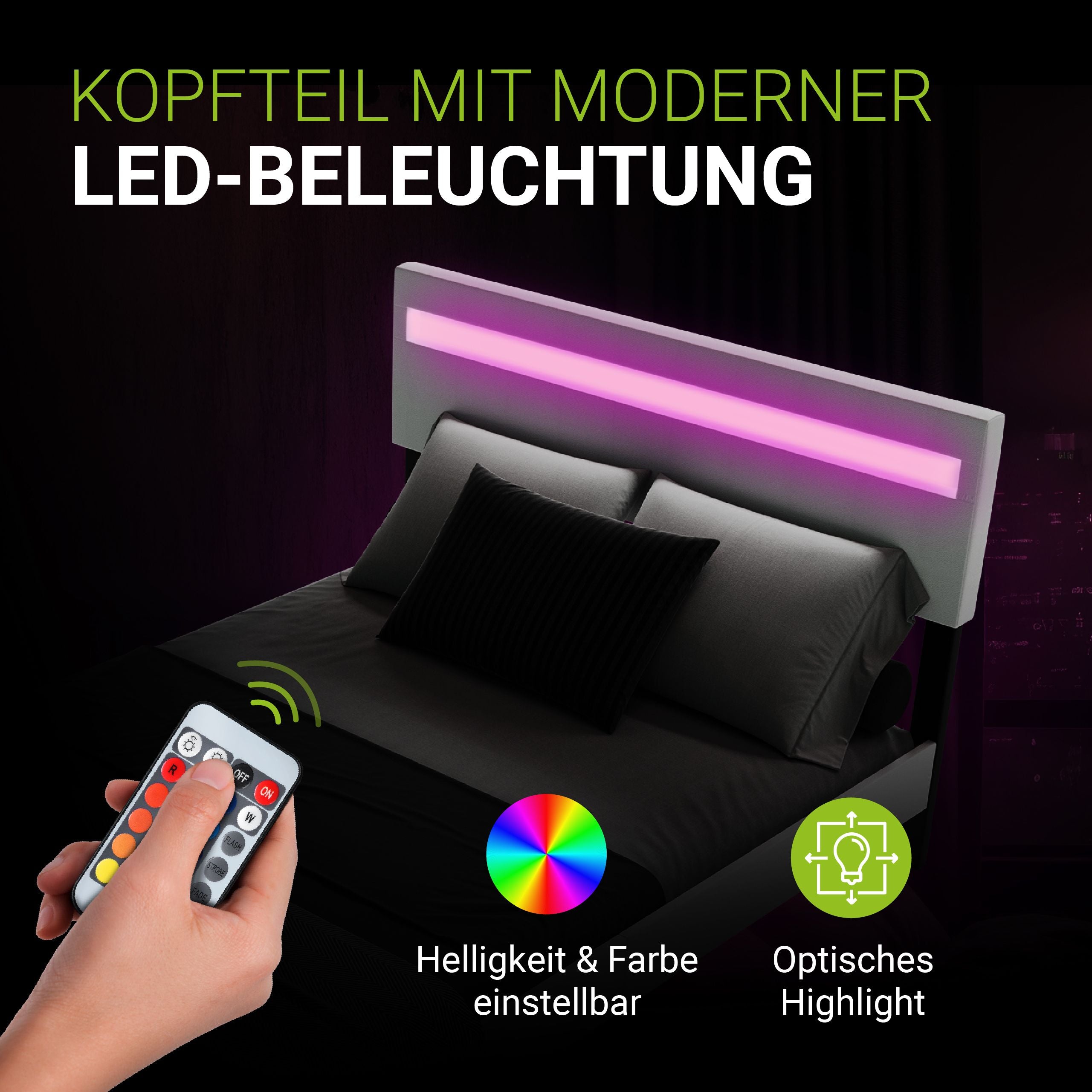 juskys-schwebebett-lissabon-140x200-cm-wei-kunstleder-doppelbett-mit-led-und-ver image 4