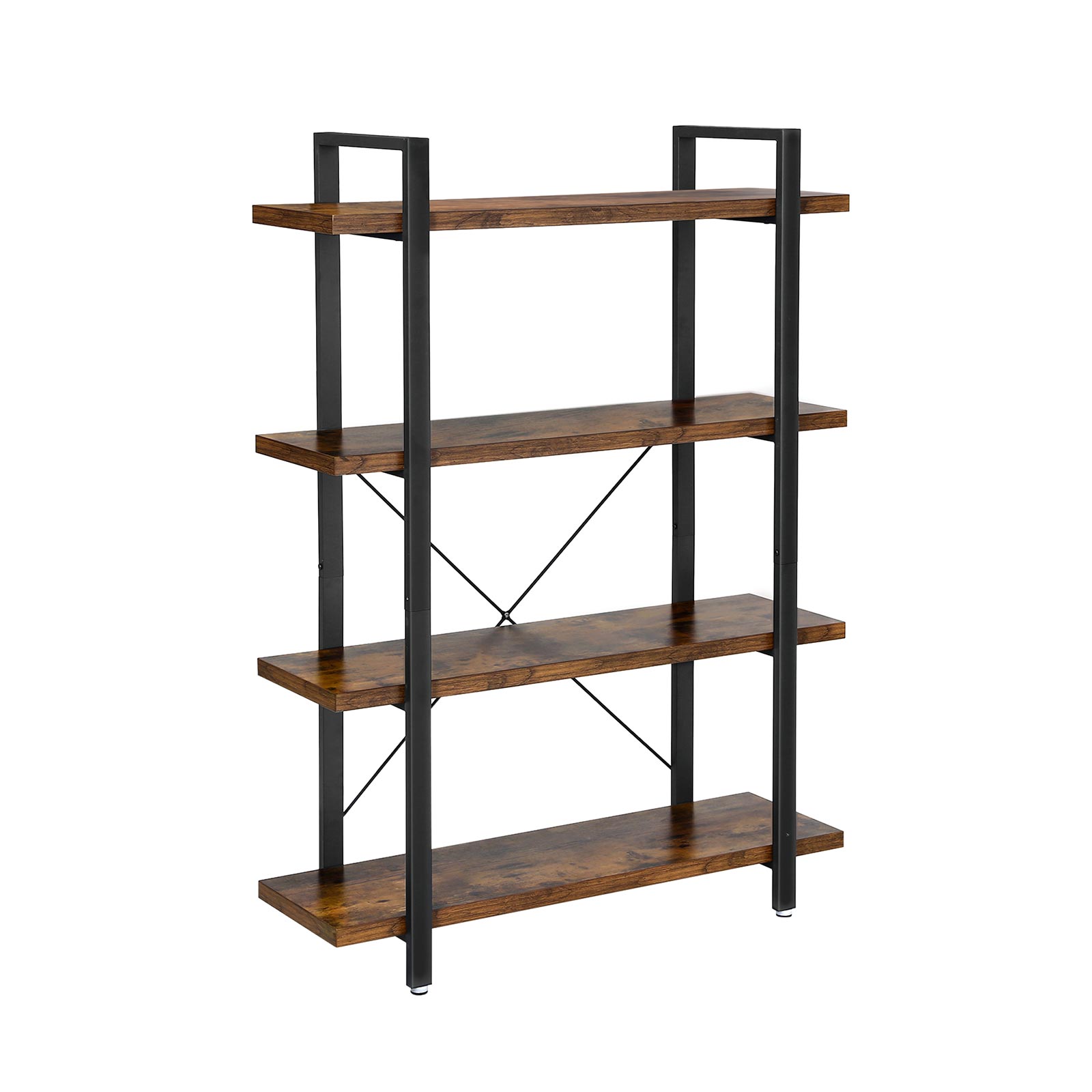 vasagle-standregal-mit-4-regalebenen-105-x-33-5-x-138-cm-vintage-je-ebene-bis-30 image 2