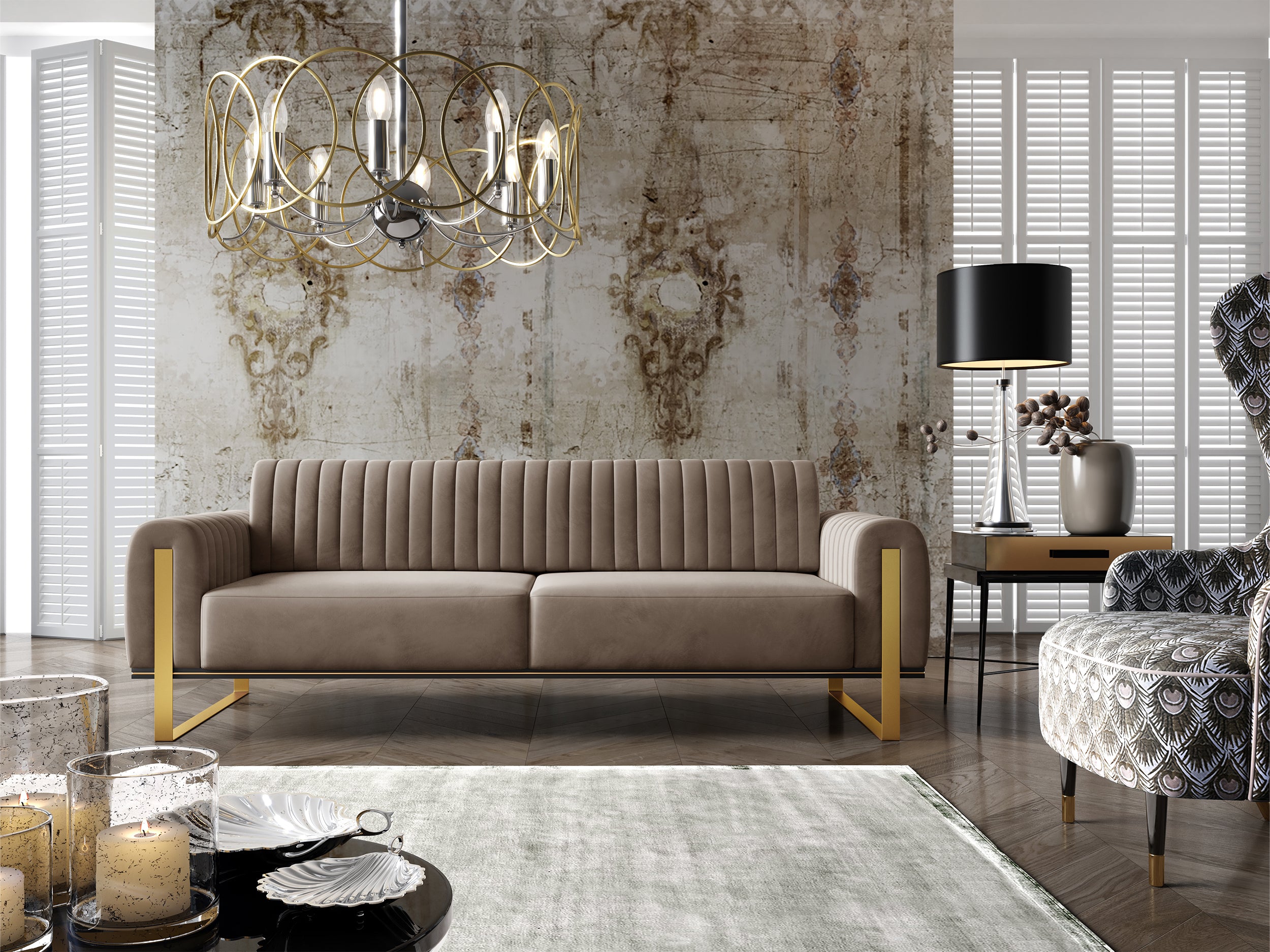 selsey-parissa-3-sitzer-sofa-dreiersofa-aus-braunem-samt image 3