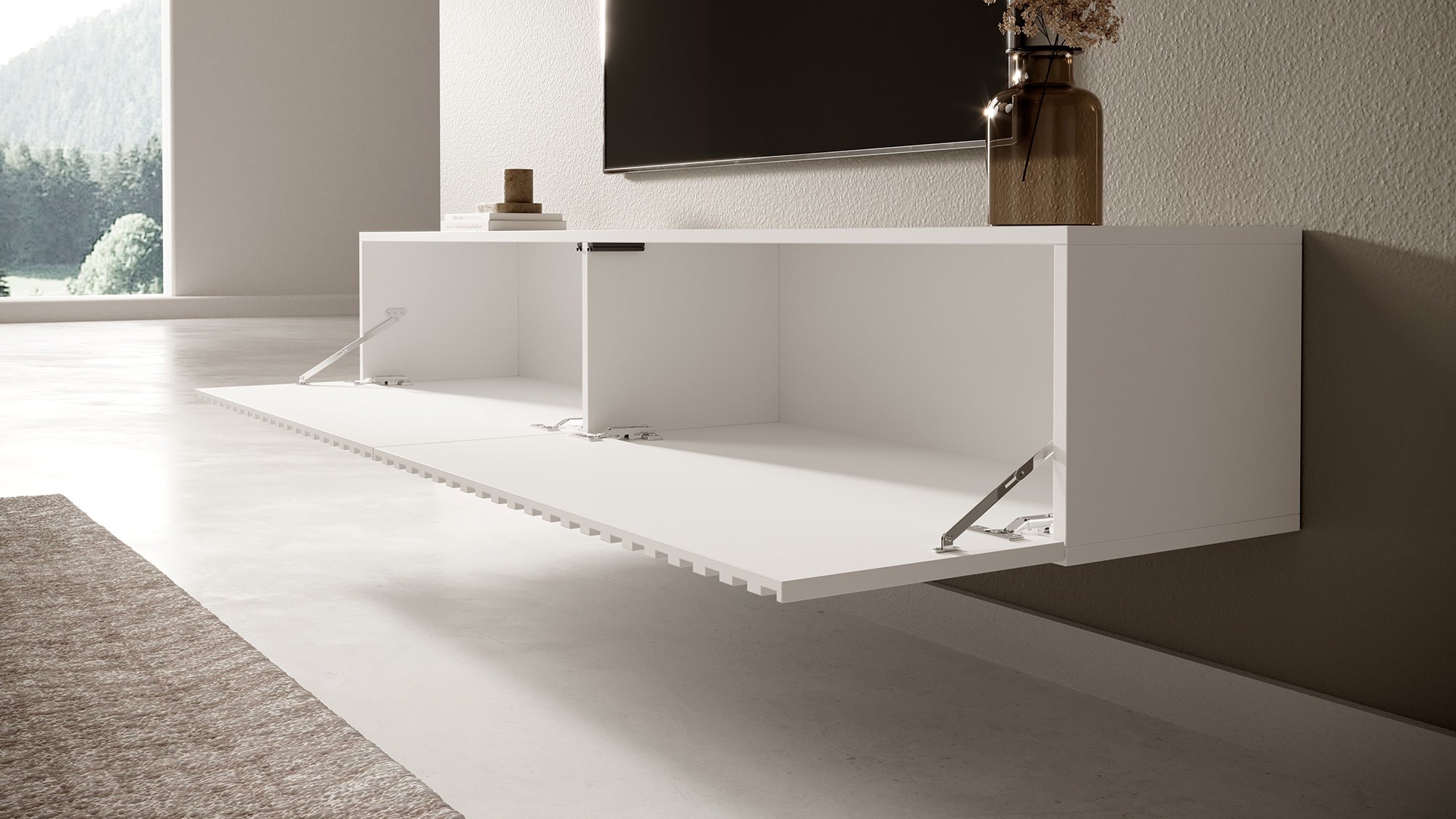 selsey-telire-tv-schrank-175-cm-wei-mit-lamellenfront image 7