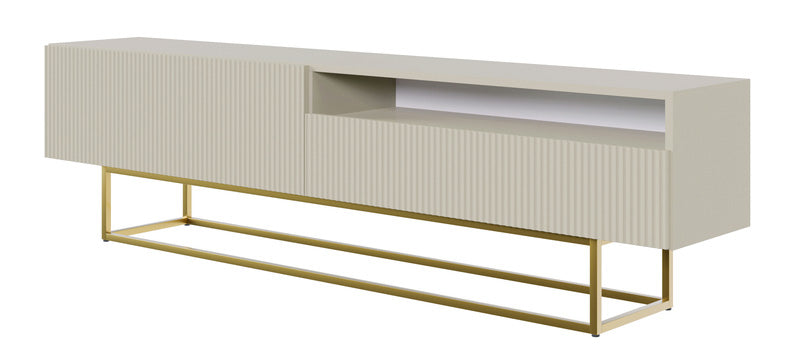 selsey-veldio-tv-schrank-175-cm-mit-gefr-ster-front-und-nische-grau-beige-mit-go image 5