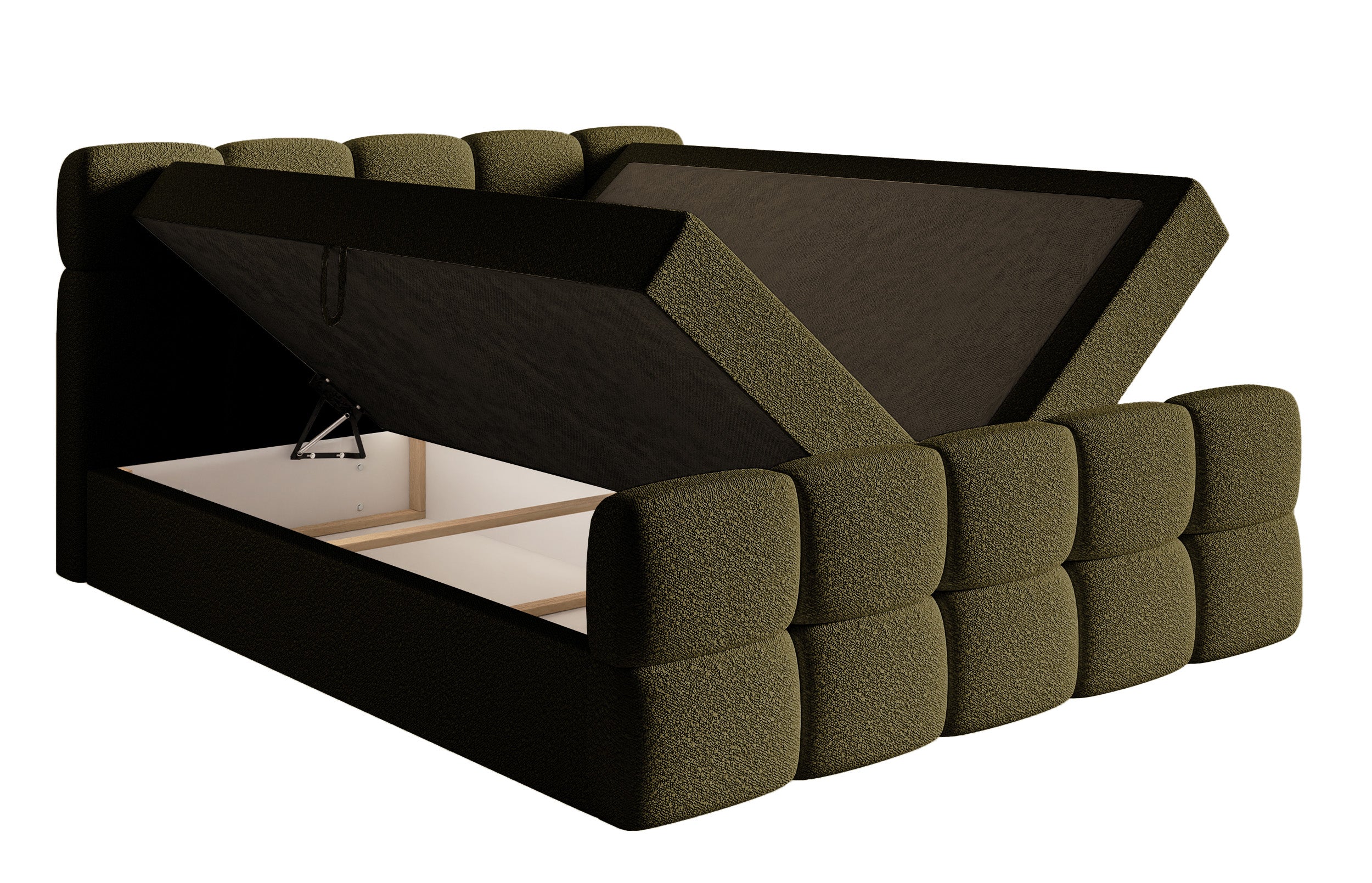 selsey-cloudy-kontinentales-bett-180x200-cm-mit-stauraum-und-topper-oliv-boucl image 5