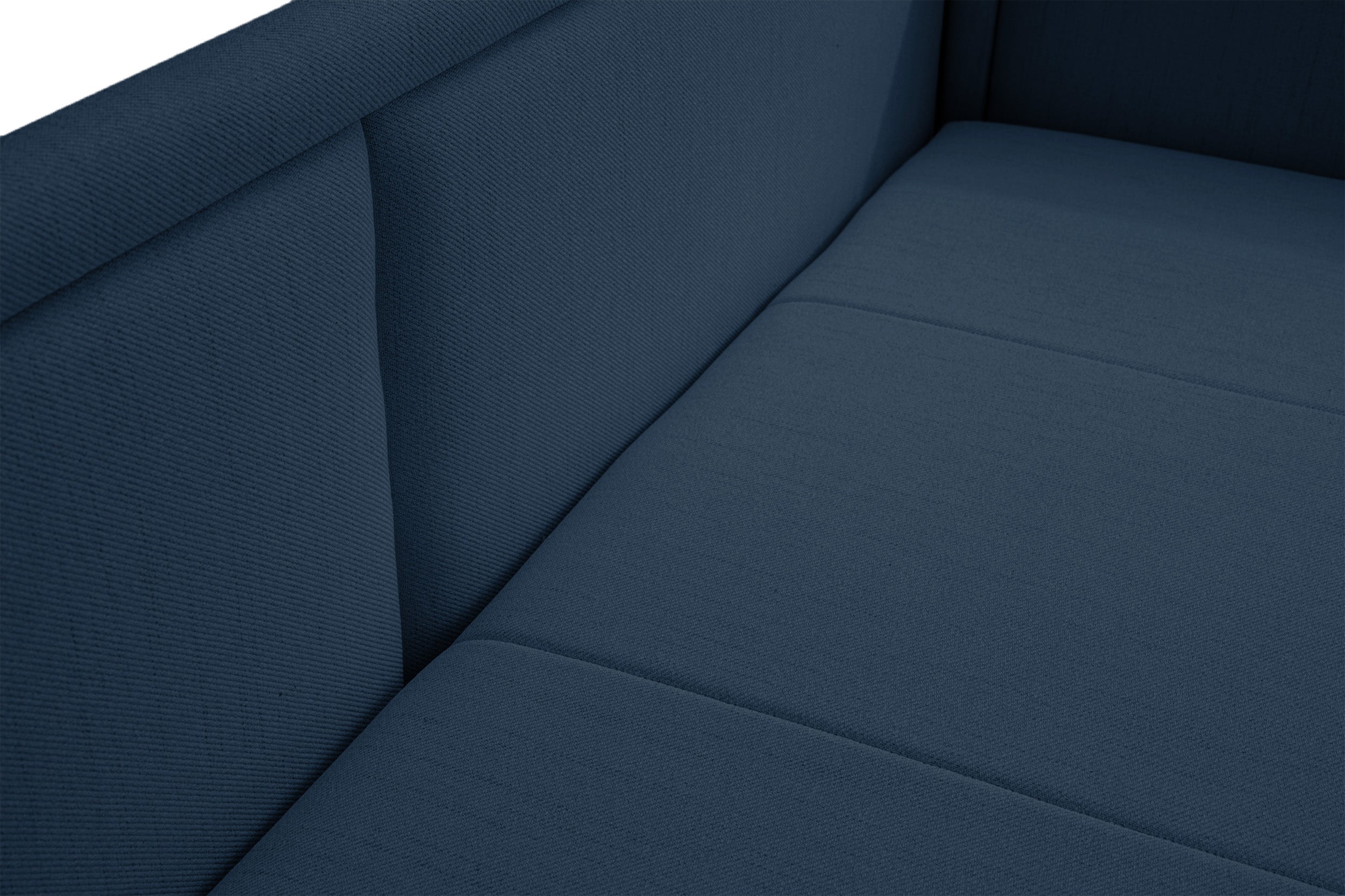 selsey-caprili-ausziehbares-doppelbett-flechtmuster-marineblau-universell image 5