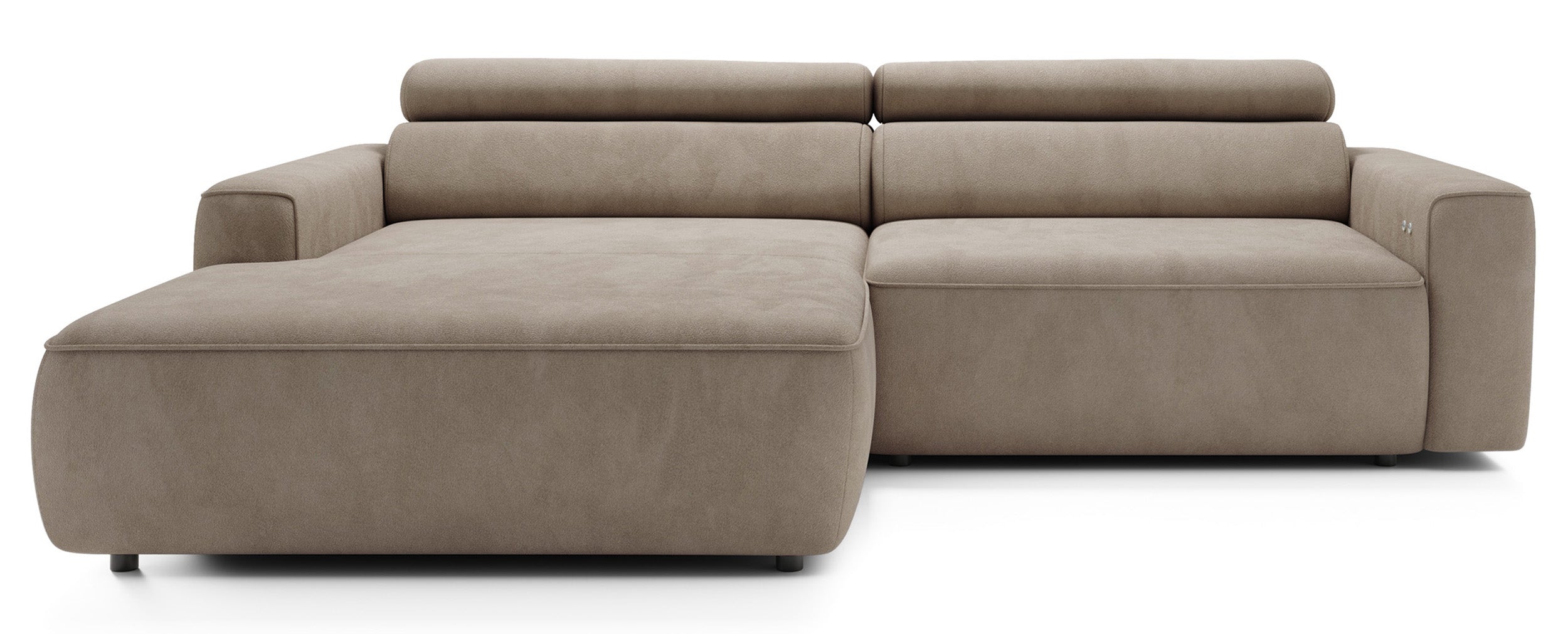 selsey-fando-ecksofa-l-form-linksseitig-mit-elektrischem-auszug-beiger-samt image 1