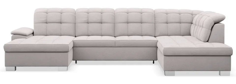 selsey-jamaal-ecksofa-mit-schlaffunktion-u-f-rmig-links-stauraum-hellgrauer-hydr image 1