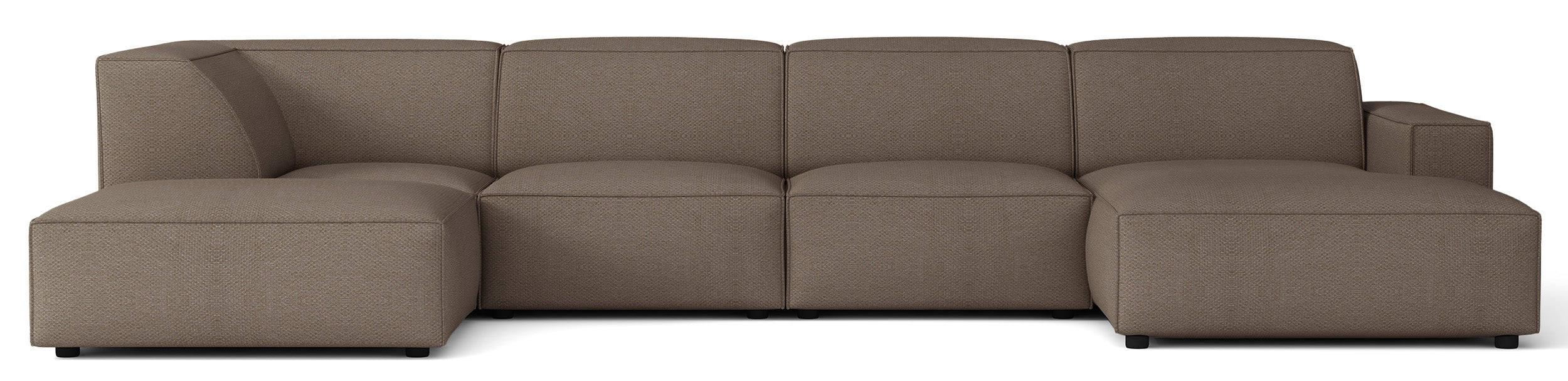 selsey-sellmo-u-f-rmiges-modulares-ecksofa-links-mit-hocker-hellbraun-chenille-h image 1