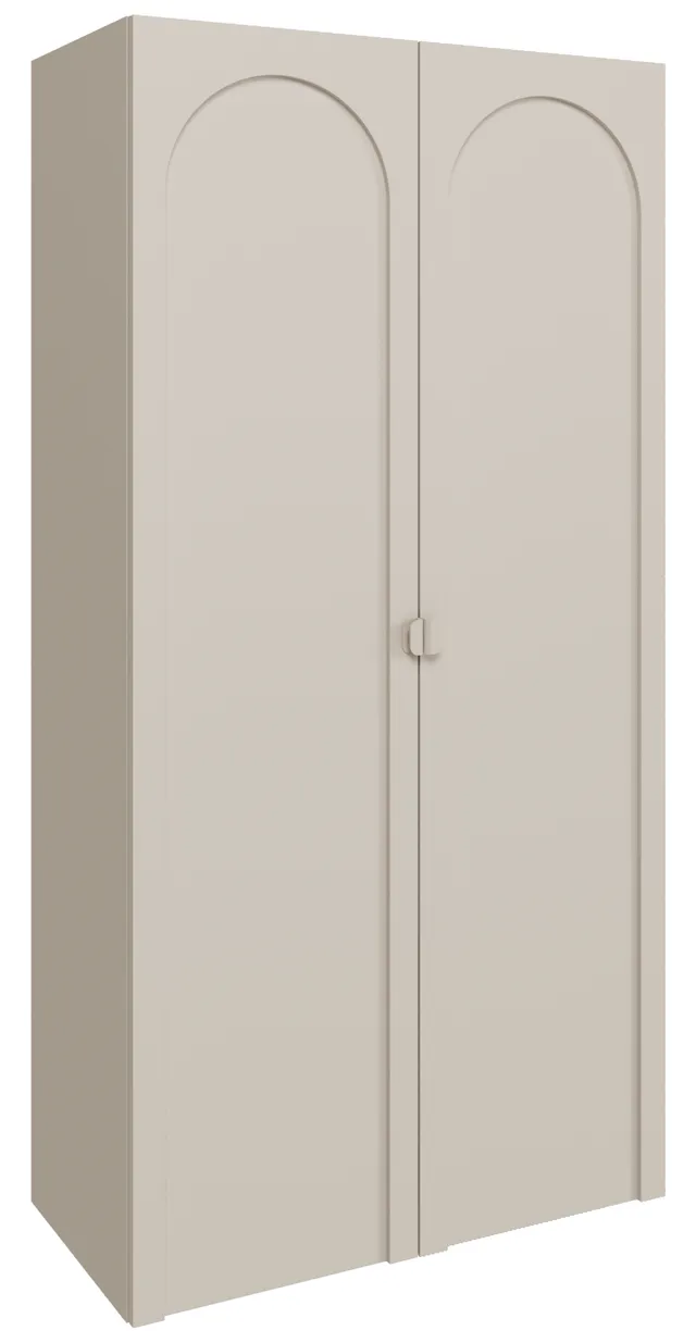 selsey-arkadia-zweit-rige-garderobe-kleiderschrank-100-cm-kaschmir-mit-gefr-ster image 1