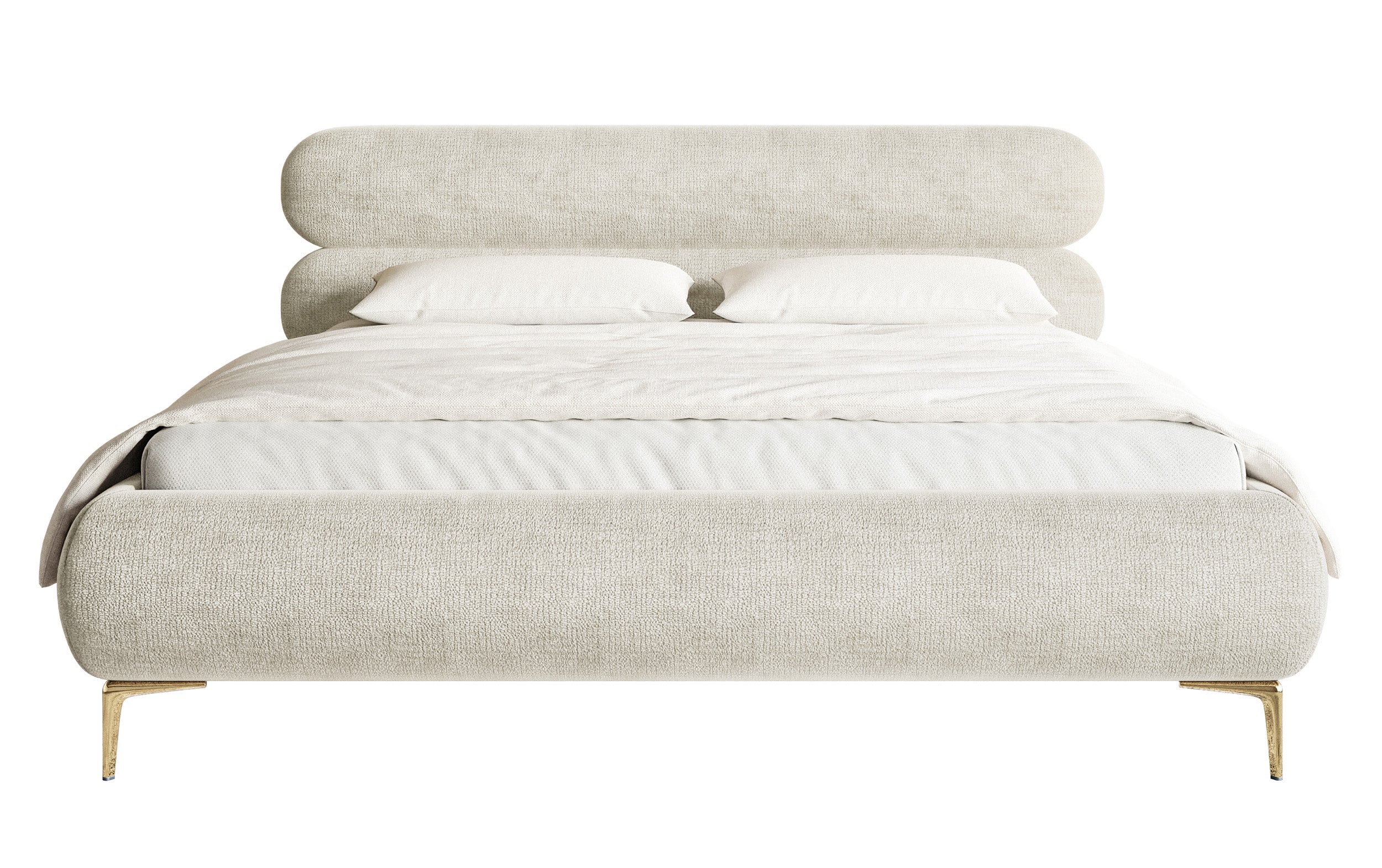 selsey-roule-polsterbett-160x200-cm-mit-stauraum-hellbeige-chenille-goldene-bein image 6