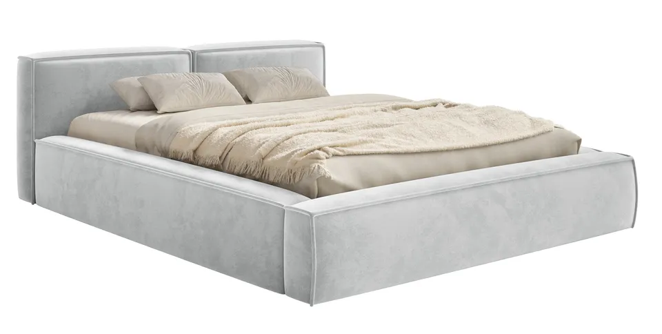 selsey-tilves-slim-low-polsterbett-160x200-cm-mit-stauraum-hellgrauer-samt image 1