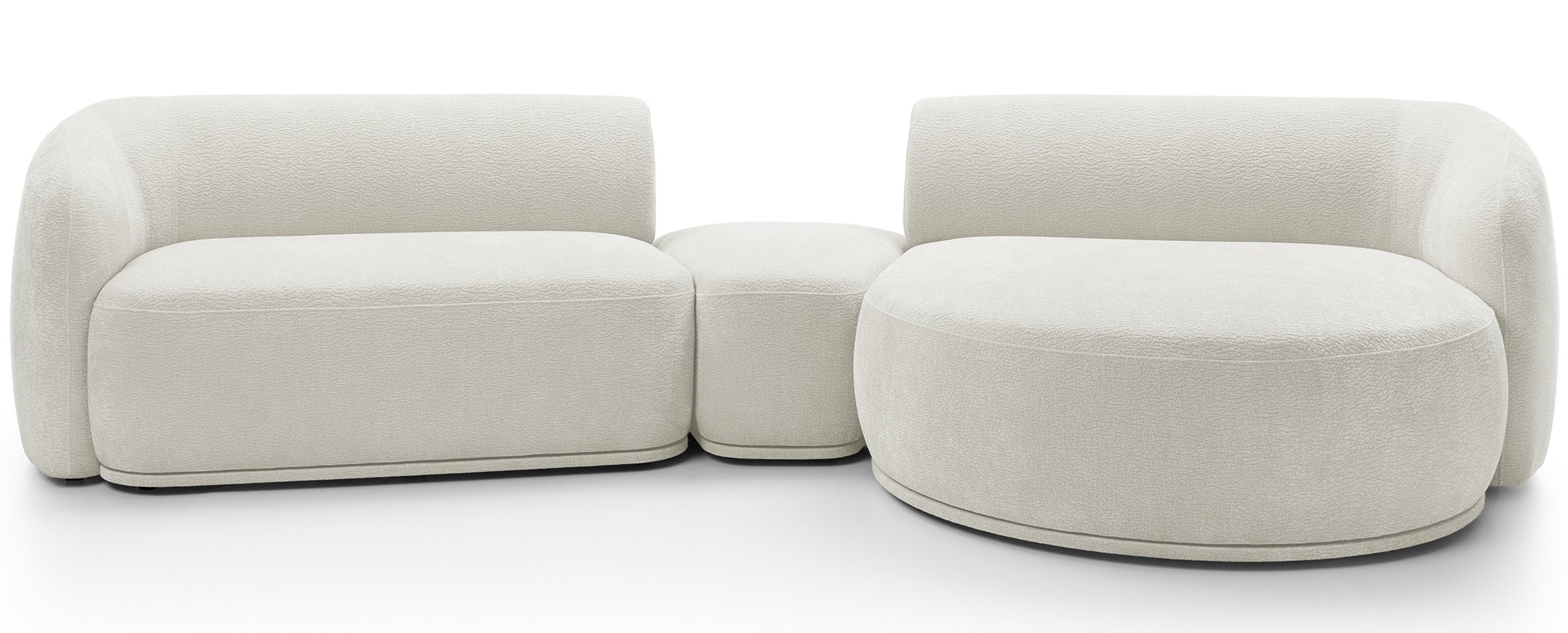 selsey-bommo-modulares-ecksofa-l-f-rmig-rechts-mit-pouf-cremefarbenes-chenille image 1