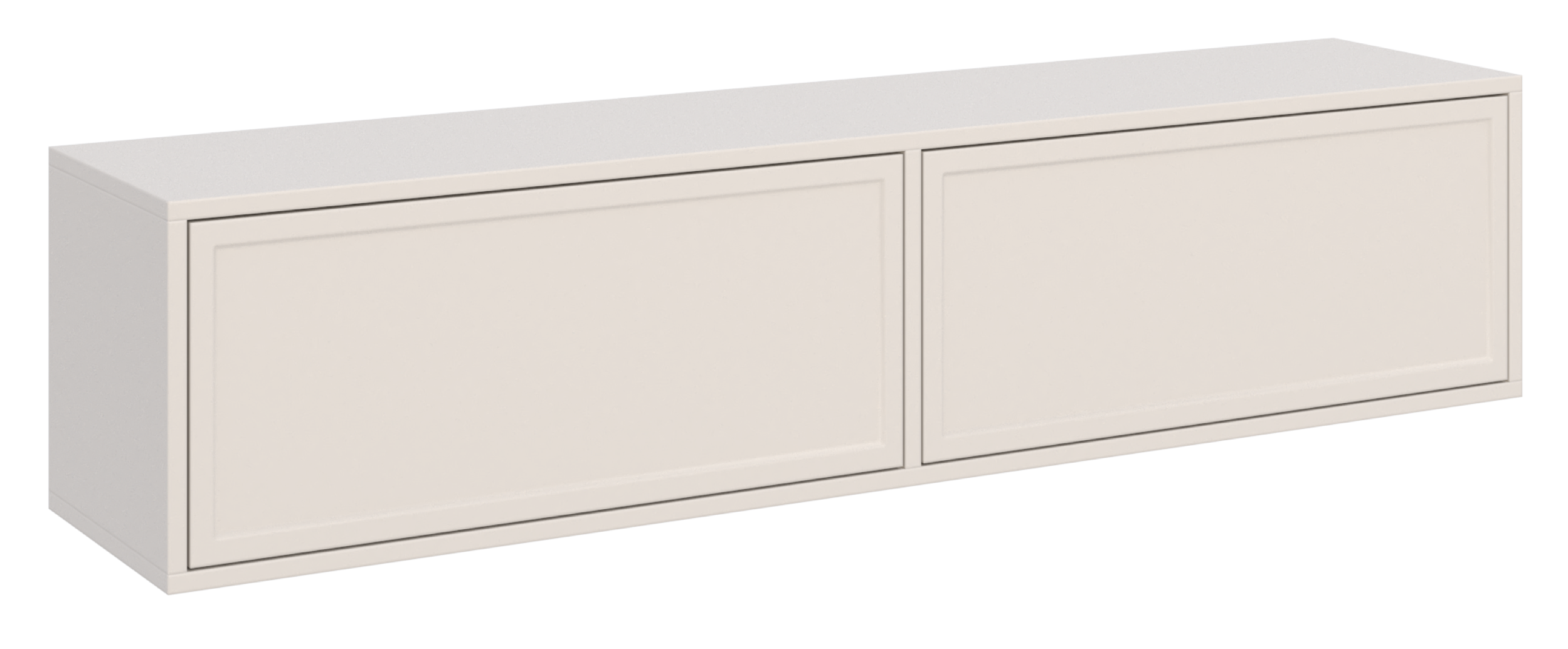 selsey-velveto-h-ngender-tv-schrank-140-cm-mit-zwei-klappen-kaschmir image 1