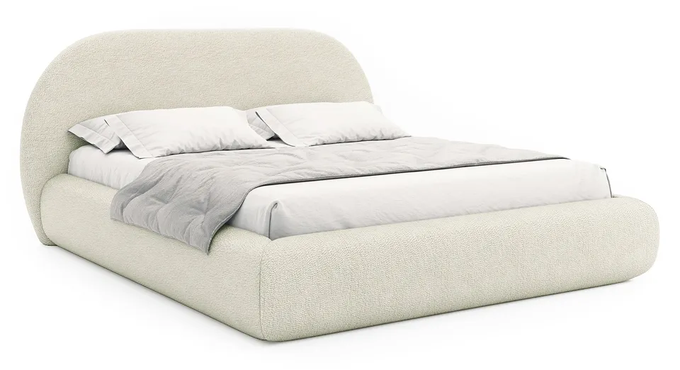 selsey-buvio-polsterbett-140x200-cm-creme-boucl-mit-stauraum-und-metallrahmen image 1