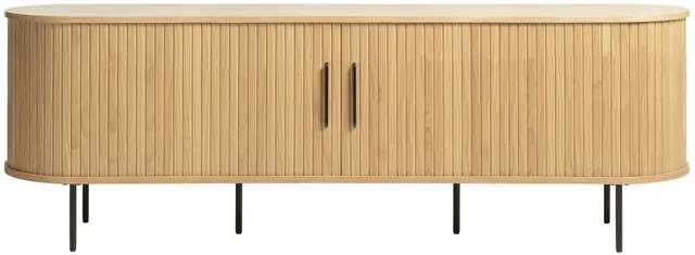 selsey-gativel-tv-schrank-180-cm-lamellen-eiche-natur image 1