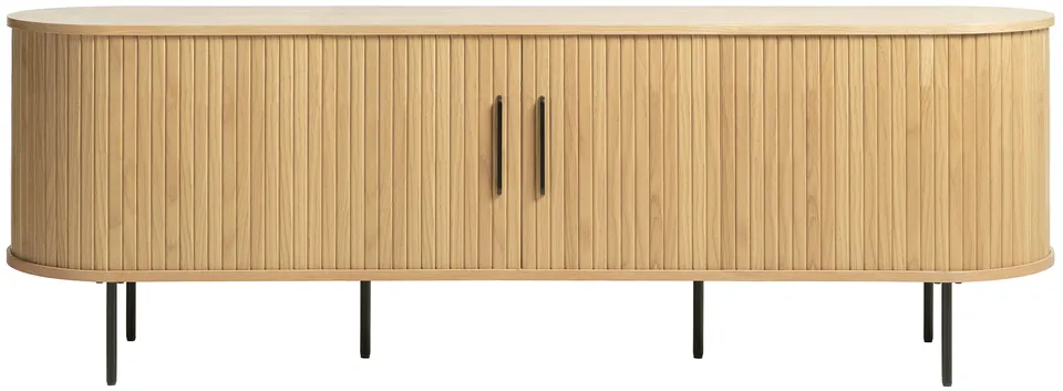 selsey-gativel-tv-schrank-180-cm-lamellen-eiche-natur image 1