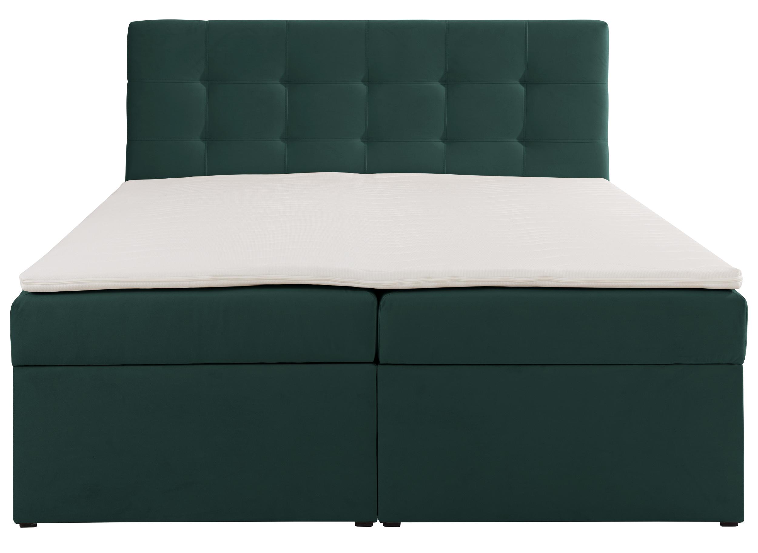 selsey-ronneo-kontinentalbett-180x200-cm-mit-stauraum-und-topper-gr-ner-samt image 3