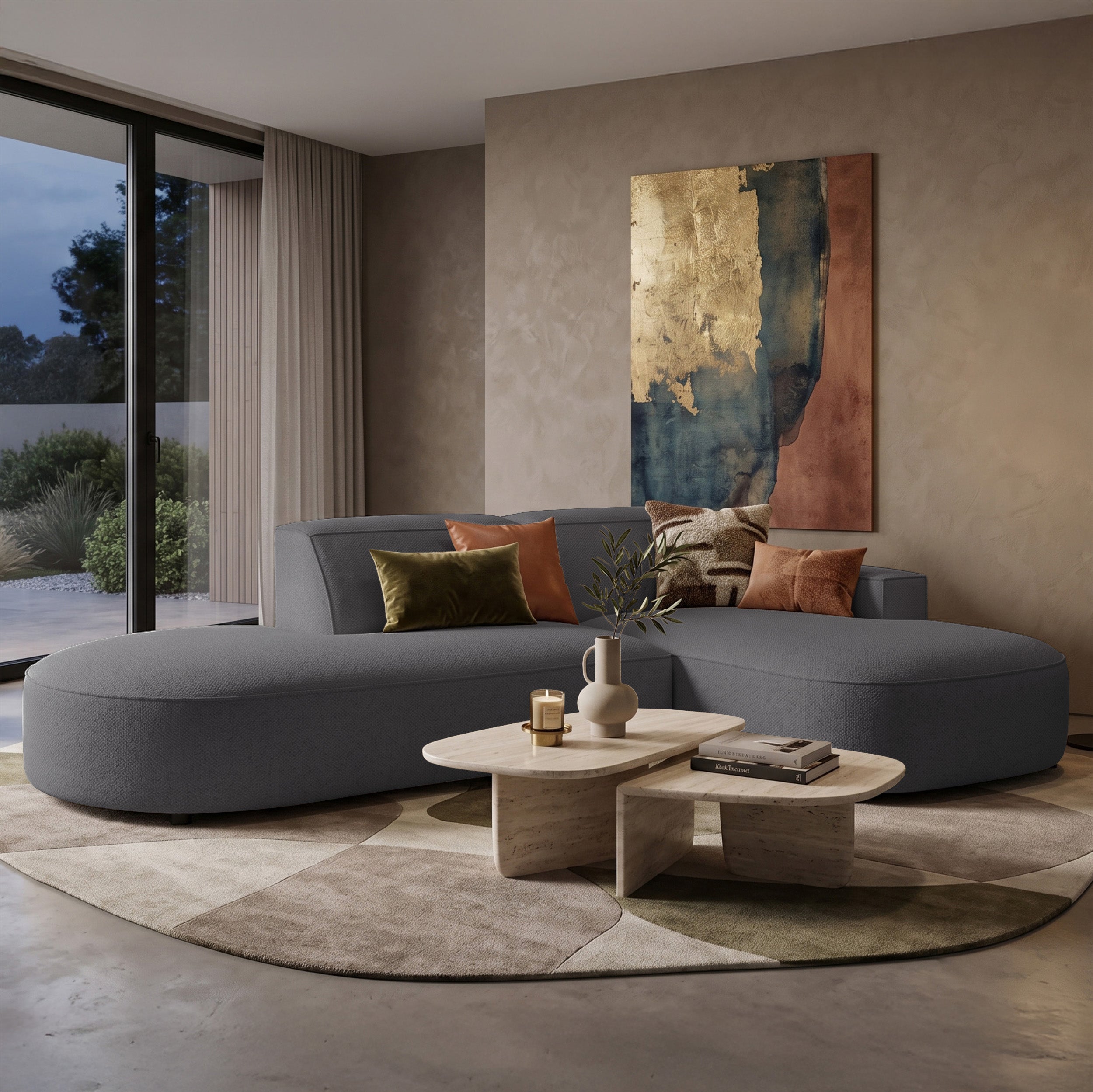selsey-sallmo-modulares-ecksofa-l-form-klein-rechtsseitig-dunkelgrauer-hydrophob image 2