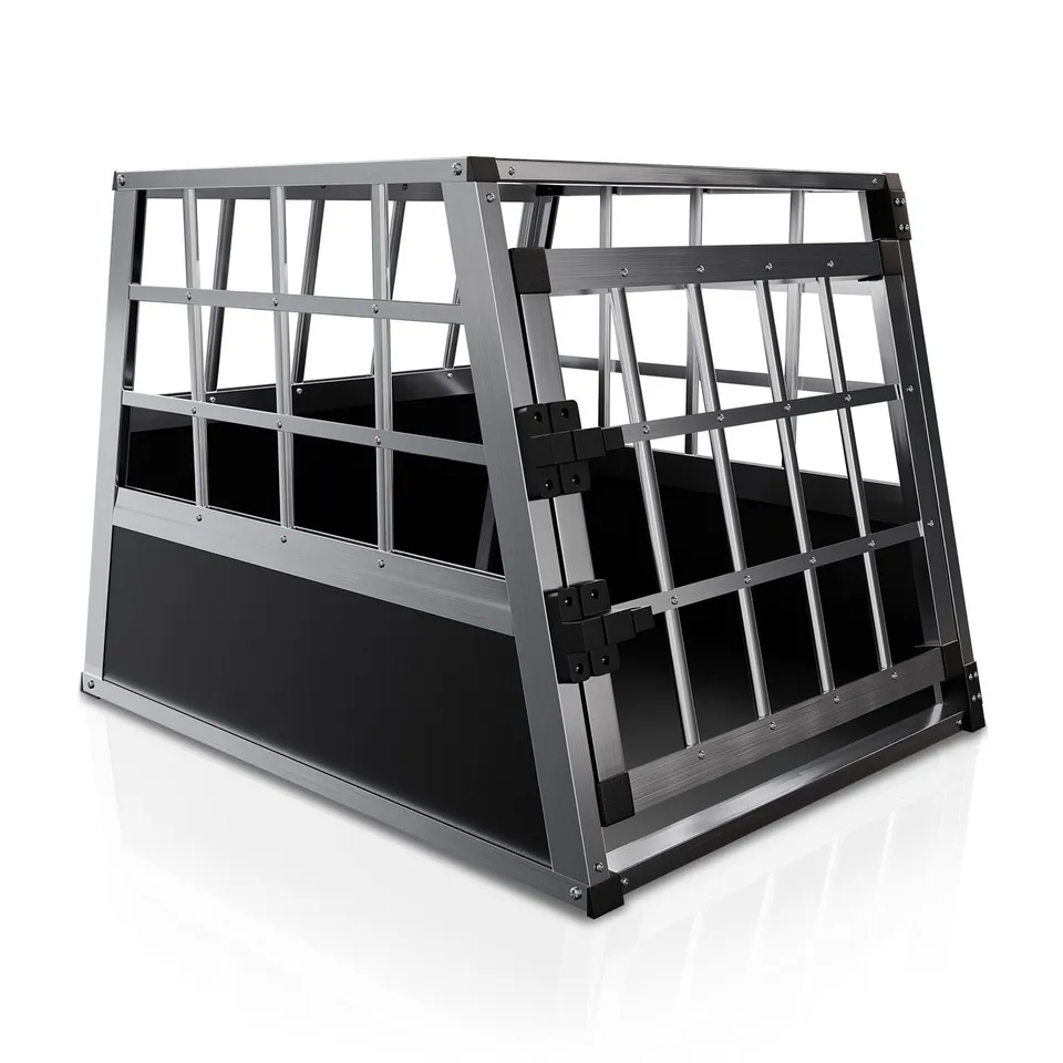juskys-alu-hundetransportbox-m-hundebox-auto-f-r-kofferraum-und-r-cksitz image 1