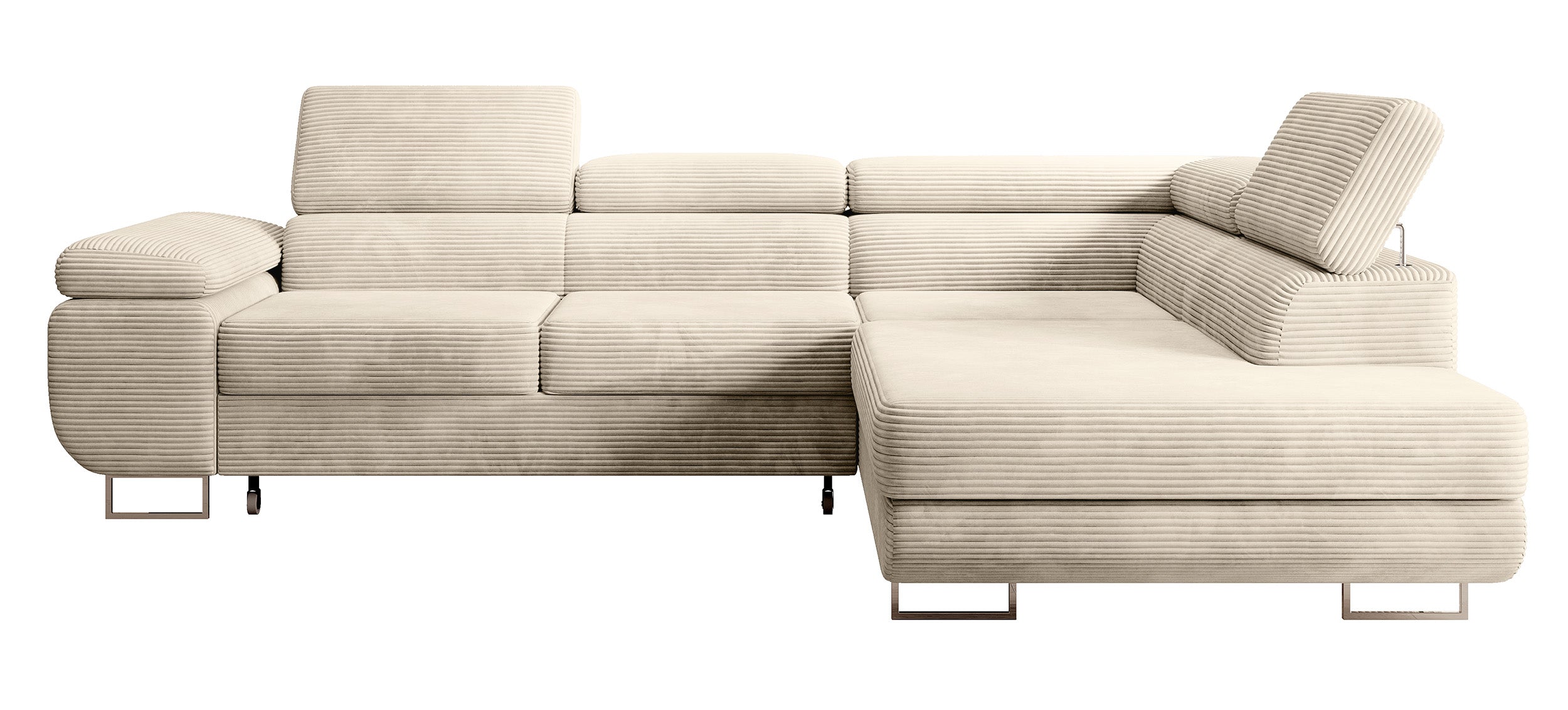 selsey-stevil-ecksofa-l-f-rmig-rechts-mit-schlaffunktion-und-stauraum-hellbeiger image 1