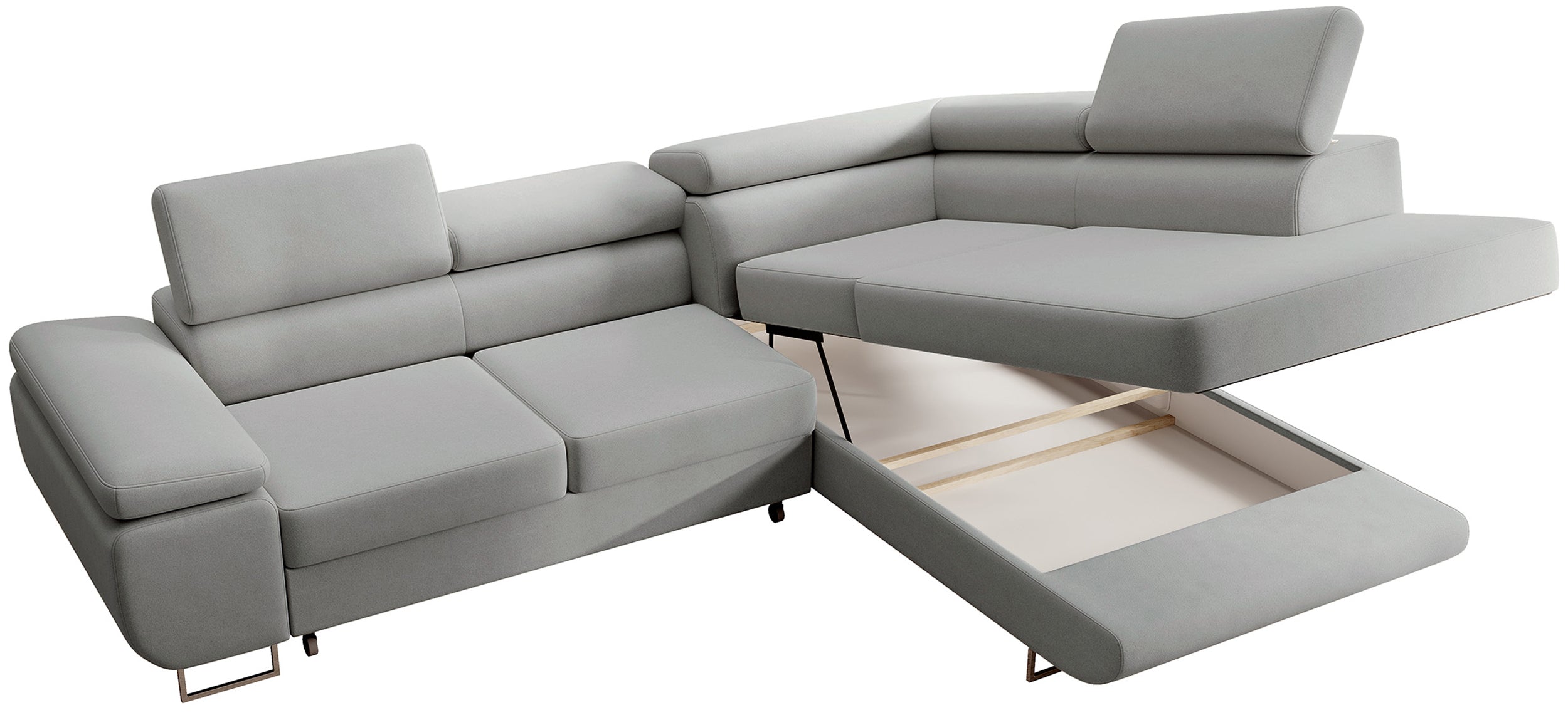 selsey-stevil-ecksofa-mit-schlaffunktion-l-form-rechts-grauer-samt image 8