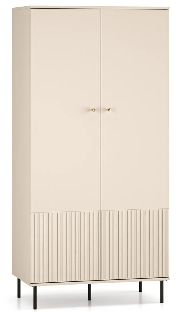 selsey-caletto-zweit-rige-garderobe-92-cm-beige-mit-lamellen image 1